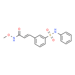 ChemSpider 2D Image | METHYL BELINOSTAT | C16H16N2O4S