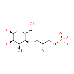 ChemSpider 2D Image | 4-(2-hydroxy-3-(phosphonooxy)propyl)?-D-glucopyranoside | C9H19O11P