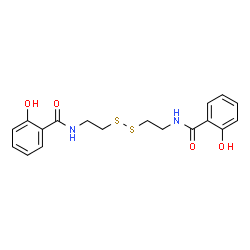 ChemSpider 2D Image | DITHIODIETHYL BIS-SALICYLAMIDE | C18H20N2O4S2