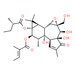 ChemSpider 2D Image | tigilanol tiglate | C30H42O10
