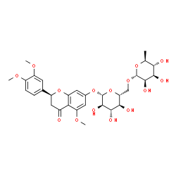ChemSpider 2D Image | 5,3'-DIMETHYL HESPERIDIN | C30H38O15