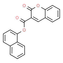 ChemSpider 2D Image | 1-Naphthyl 2-oxo-2H-chromene-3-carboxylate | C20H12O4