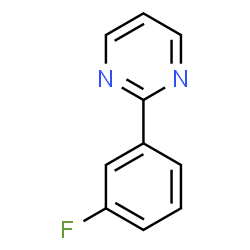 ChemSpider 2D Image | 2-(3-Fluorophenyl)pyrimidine | C10H7FN2