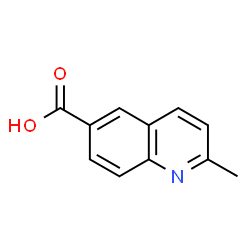 ChemSpider 2D Image | 2-Methylquinoline-6-carboxylicacid | C11H9NO2
