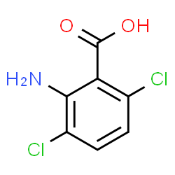 ChemSpider 2D Image | 3,6-Dichloroanthranilic acid | C7H5Cl2NO2