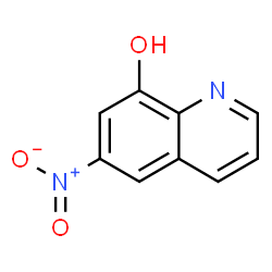 ChemSpider 2D Image | 6-Nitro-8-quinolinol | C9H6N2O3