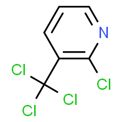 ChemSpider 2D Image | 2-Chloro-3-(trichloromethyl)pyridine | C6H3Cl4N