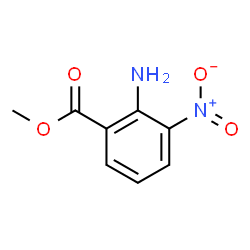 ChemSpider 2D Image | Methyl 2-amino-3-nitrobenzoate | C8H8N2O4