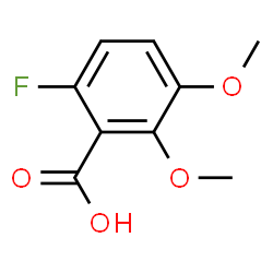 ChemSpider 2D Image | 6-Fluoro-2,3-dimethoxybenzoic acid | C9H9FO4