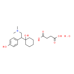 ChemSpider 2D Image | Desvenlafaxine succinate monohydrate | C20H33NO7