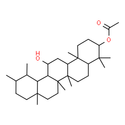 ChemSpider 2D Image | 12-Hydroxyursan-3-yl acetate  | C32H54O3