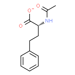 ChemSpider 2D Image | (2R)-2-Acetamido-4-phenylbutanoate | C12H14NO3