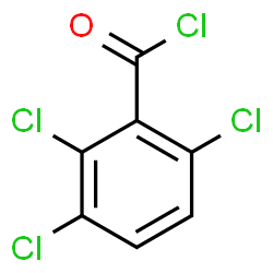 ChemSpider 2D Image | 2,3,6-Trichlorobenzoyl chloride | C7H2Cl4O