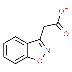 ChemSpider 2D Image | 1,2-Benzoxazol-3-ylacetate | C9H6NO3