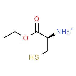 ChemSpider 2D Image | (2R)-1-Ethoxy-1-oxo-3-sulfanyl-2-propanaminium | C5H12NO2S