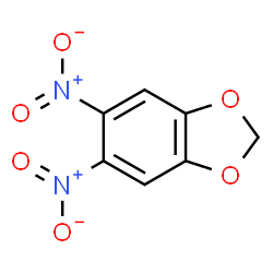 ChemSpider 2D Image | 5,6-Dinitro-1,3-benzodioxole | C7H4N2O6