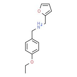 ChemSpider 2D Image | (4-Ethoxyphenyl)-N-(2-furylmethyl)methanaminium | C14H18NO2