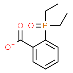 ChemSpider 2D Image | 2-(Diethylphosphoryl)benzoate | C11H14O3P