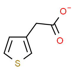 ChemSpider 2D Image | 3-Thienylacetate | C6H5O2S