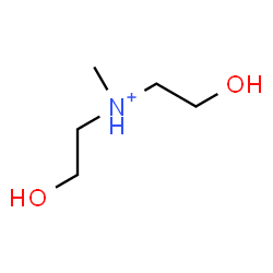 ChemSpider 2D Image | 2-Hydroxy-N-(2-hydroxyethyl)-N-methylethanaminium | C5H14NO2