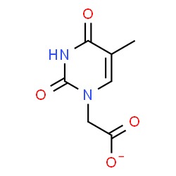 ChemSpider 2D Image | thymine-1-acetate | C7H7N2O4
