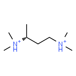 ChemSpider 2D Image | (3R)-N,N,N',N'-Tetramethyl-1,3-butanediaminium | C8H22N2