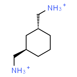 ChemSpider 2D Image | (1R,3R)-1,3-Cyclohexanediyldimethanaminium | C8H20N2