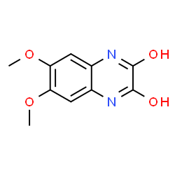 ChemSpider 2D Image | 6,7-Dimethoxyquinoxaline-2,3-diol | C10H10N2O4