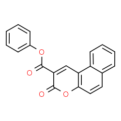 ChemSpider 2D Image | Phenyl 3-oxo-3H-benzo[f]chromene-2-carboxylate | C20H12O4
