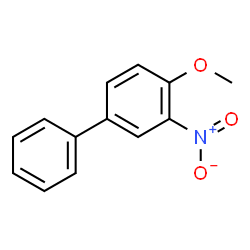 ChemSpider 2D Image | 4-Methoxy-3-nitrobiphenyl | C13H11NO3