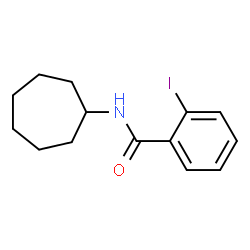 ChemSpider 2D Image | N-Cycloheptyl-2-iodobenzamide | C14H18INO