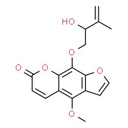 ChemSpider 2D Image | Neobyakangelicol | C17H16O6