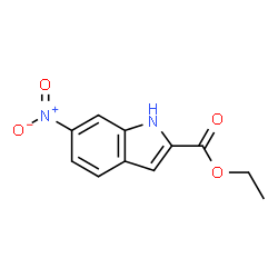 ChemSpider 2D Image | 6-Nitro-2-carbethoxyindole | C11H10N2O4