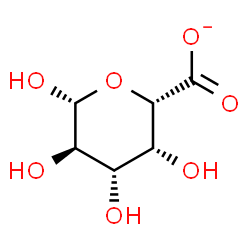 ChemSpider 2D Image | beta-D-Galactopyranuronate | C6H9O7