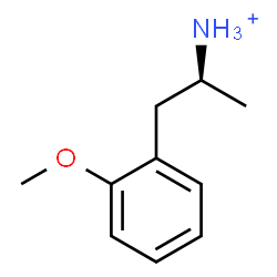 ChemSpider 2D Image | (2S)-1-(2-Methoxyphenyl)-2-propanaminium | C10H16NO