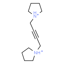 ChemSpider 2D Image | 1,1'-(2-Butyne-1,4-diyl)dipyrrolidinium | C12H22N2