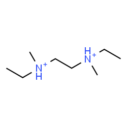 ChemSpider 2D Image | N,N'-Diethyl-N,N'-dimethyl-1,2-ethanediaminium | C8H22N2