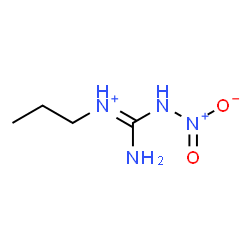 ChemSpider 2D Image | (E)-Amino(nitroamino)-N-propylmethaniminium | C4H11N4O2