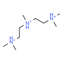 ChemSpider 2D Image | N-[2-(Dimethylammonio)ethyl]-N,N',N'-trimethyl-1,2-ethanediaminium | C9H26N3