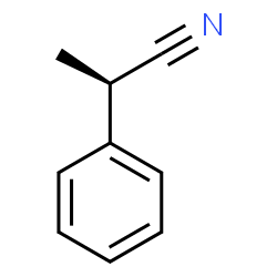 ChemSpider 2D Image | (2R)-2-Phenylpropanenitrile | C9H9N