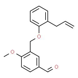 ChemSpider 2D Image | 3-[(2-Allylphenoxy)methyl]-4-methoxybenzaldehyde | C18H18O3
