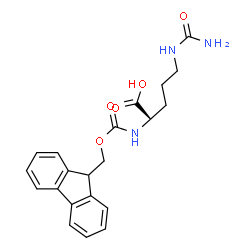 ChemSpider 2D Image | Fmoc-D-Cit-OH | C21H23N3O5