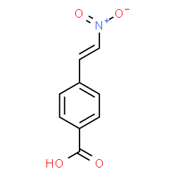 ChemSpider 2D Image | 4-[(E)-2-Nitrovinyl]benzoic acid | C9H7NO4