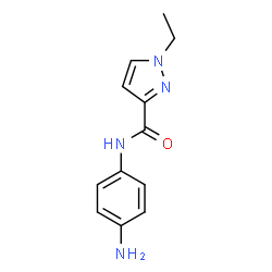 ChemSpider 2D Image | N-(4-aminophenyl)-1-ethylpyrazole-3-carboxamide | C12H14N4O