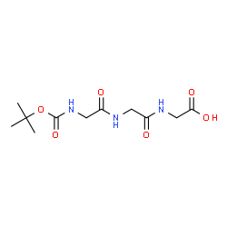 ChemSpider 2D Image | N-Boc-glycylglycylglycine | C11H19N3O6