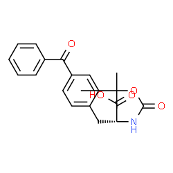 ChemSpider 2D Image | Boc-D-Bpa-OH | C21H23NO5