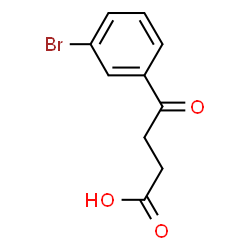 ChemSpider 2D Image | 4-(3-Bromophenyl)-4-oxobutanoic acid | C10H9BrO3