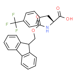 ChemSpider 2D Image | Fmoc-Phe(4-CF3)-OH | C25H20F3NO4