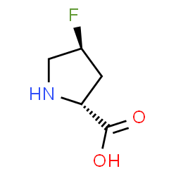 ChemSpider 2D Image | (2R,4S)-4-fluoropyrrolidine-2-carboxylic acid | C5H8FNO2
