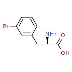 ChemSpider 2D Image | 3-Bromophenylalanine | C9H10BrNO2